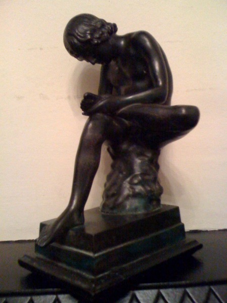 19th Century Bronze Figure of Spinario