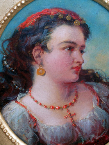 Late 19th Century Portrait of a Spanish Maiden after 'Spanish Phillip'