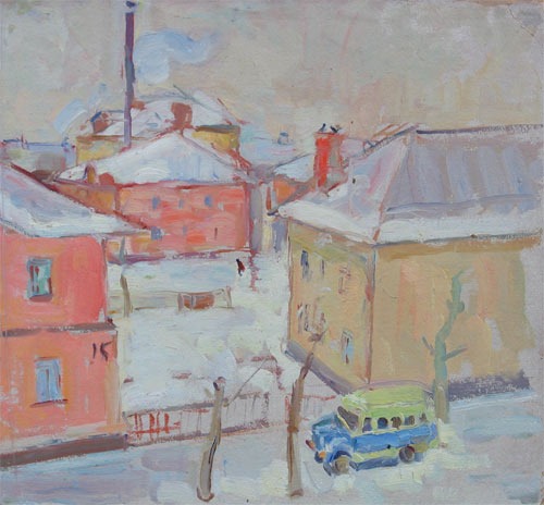 Kursk Village in Winter, 1960s