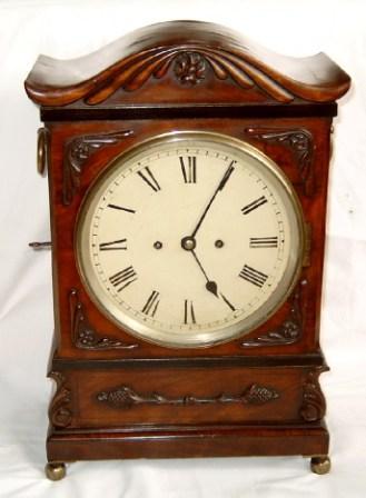 William IV Double Fusee Bracket/mantel Clock
