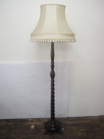 Oak Standard Lamp