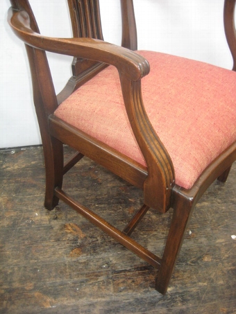 Antique Pair of Hepplewhite/George III Style Armchairs