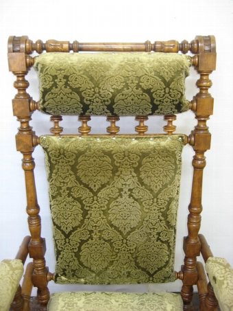 Antique American Stained Beech Rocking Chair