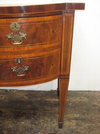 Antique George III Mahogany and Satinwood Sideboard