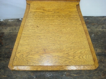 Antique Pair of Mid Victorian Arts and Crafts Oak Hall Chairs