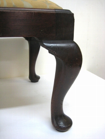 Antique Small Mahogany Stool