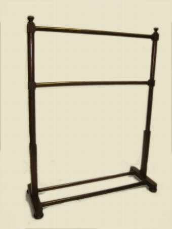 Early Victorian Mahogany Towel Rail