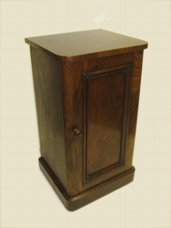 Mid Victorian Figured Walnut Locker