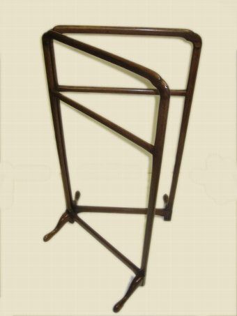 Antique Walnut Towel Rail