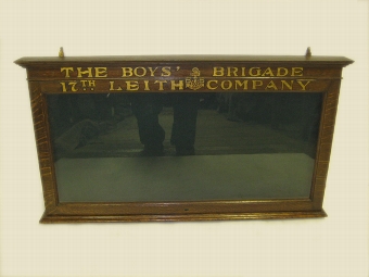 Scottish Boys Brigade Wall Mounted Display Case