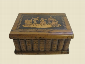 Antique Italian Marquetry Jewellery Box