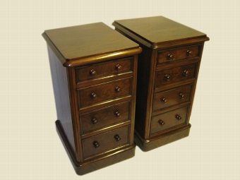 Pair of Victorian Mahogany Chest of Drawers