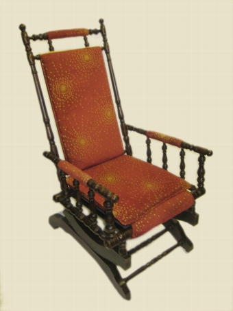 Stained Beech Rocking Chair