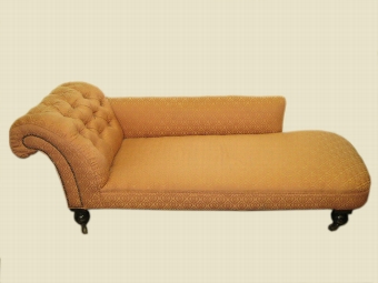 Victorian Button Back Chaise Longue