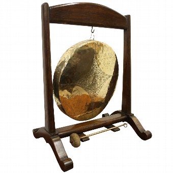 Art Nouveau Tabletop Gong