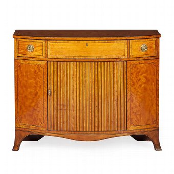 George III Style Satinwood Side Cabinet
