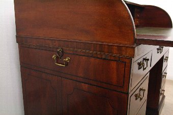 Antique Regency Mahogany Roll Top Cylinder Bureau