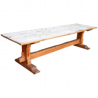 Stripped Pine Refectory Table