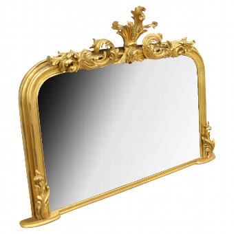 George IV Gilt Overmantel Mirror