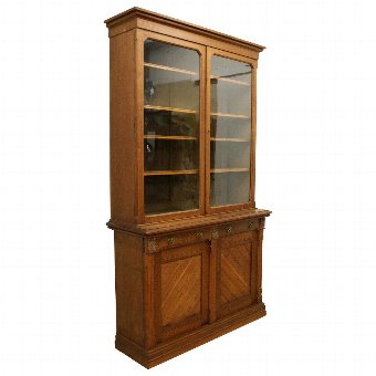 Wylie & Lochhead Oak Cabinet Bookcase