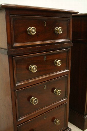 Antique Pair of Mid Victorian Bedside Lockers