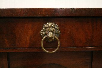 Antique Pair of Early Victorian Mahogany Pedestal Cabinets