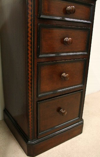 Antique Pair of Late Victorian Walnut Bedside Lockers