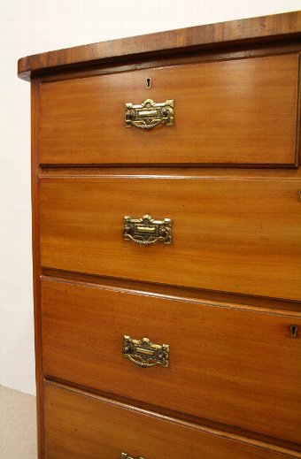 Antique Late Victorian Mahogany Chest of Drawers