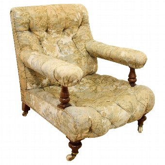 Victorian Deep Button Easy Chair