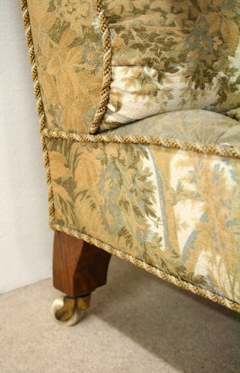 Antique Victorian Deep Button Easy Chair