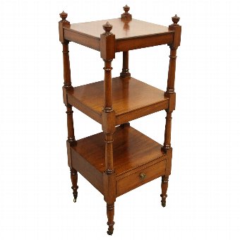 George III Mahogany Whatnot