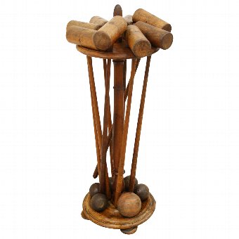 Late Victorian Croquet Set