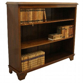 Small Oak Open Bookcase