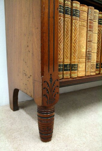 Antique Aesthetic Movement Mahogany Open Bookcase