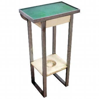 Art Deco Stainless Steel Occasional Table