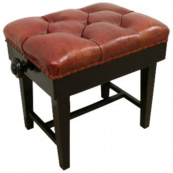Edwardian Adjustable Piano Stool