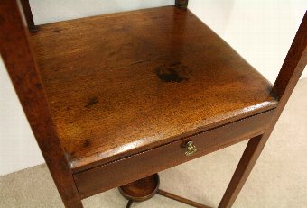 Antique George III Mahogany Inlaid Washstand