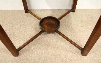 Antique George III Mahogany Inlaid Washstand
