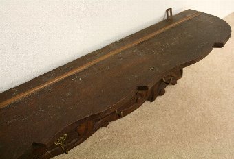 Antique Carved Oak Coat Rack/Hall Rack