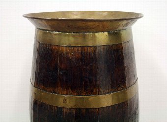 Antique Victorian Oak Stick Stand