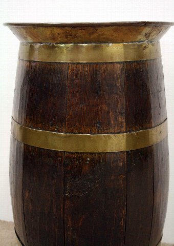 Antique Victorian Oak Stick Stand