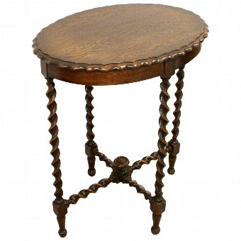 Oval Oak Occasional Table