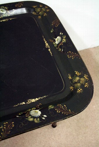 Antique Mid Victorian Tray Top Table