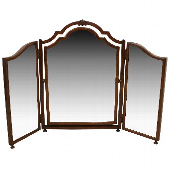 Georgian Style Triptych Dressing Mirror