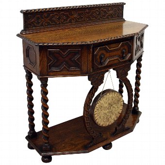Jacobean Style Oak Hall Table
