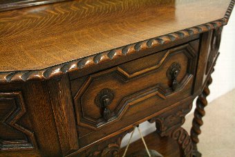 Antique Jacobean Style Oak Hall Table