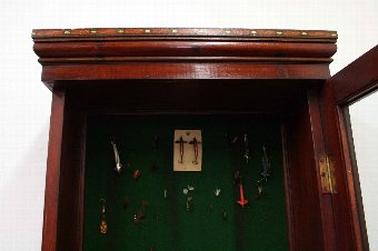 Antique Late Victorian Fishing Cabinet