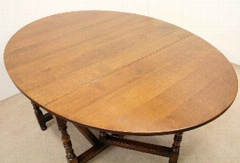 Antique Large Oak Gateleg Table