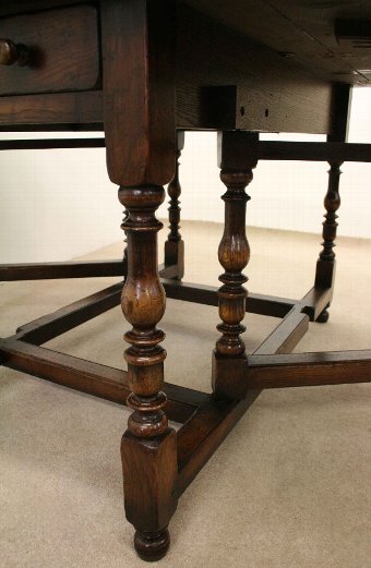 Antique Large Oak Gateleg Table