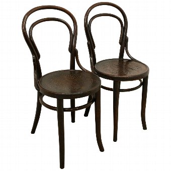 Pair of Thonet Bentwood Chairs
